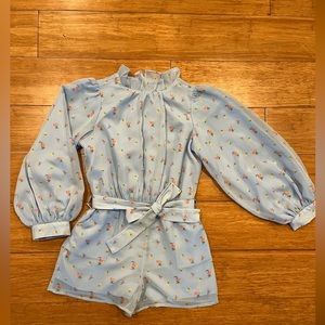 Daisy Floral Janie and Jack jumper… used but in excellent condition. Size 8